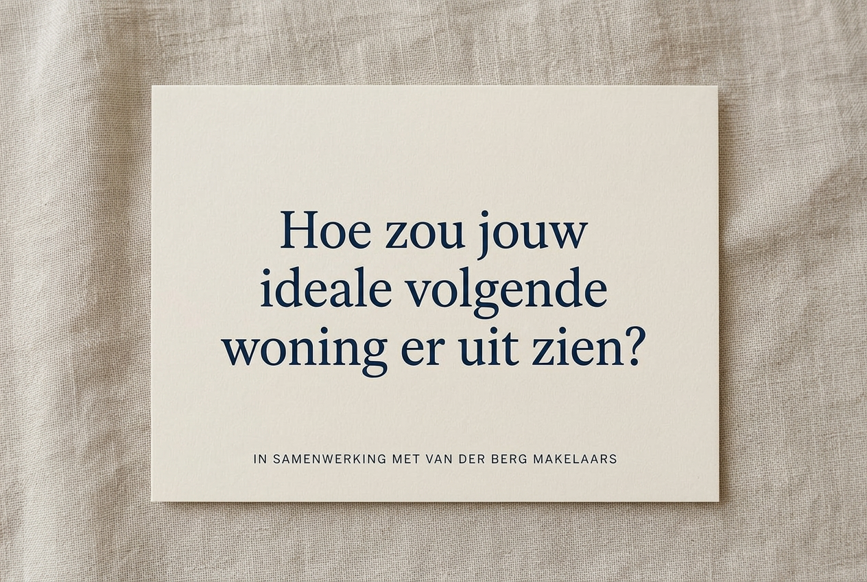 Branded kaart voor makelaar