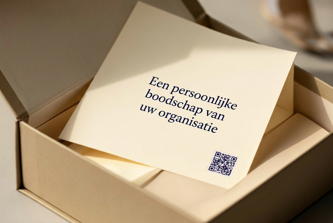 Inlegvel met partnerboodschap
